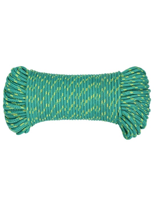 Lodní lano zelené 4 mm 25 m polypropylen
