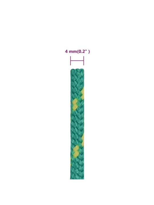 Lodní lano zelené 4 mm 50 m polypropylen