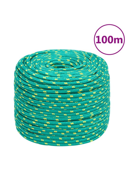 Lodní lano zelené 6 mm 100 m polypropylen