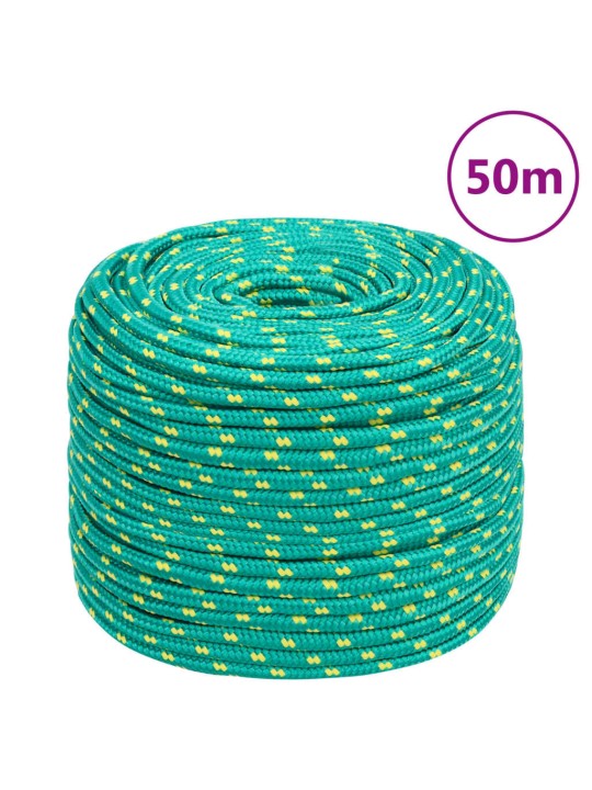 Lodní lano zelené 8 mm 50 m polypropylen