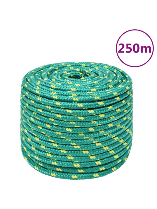Lodní lano zelené 14 mm 250 m polypropylen