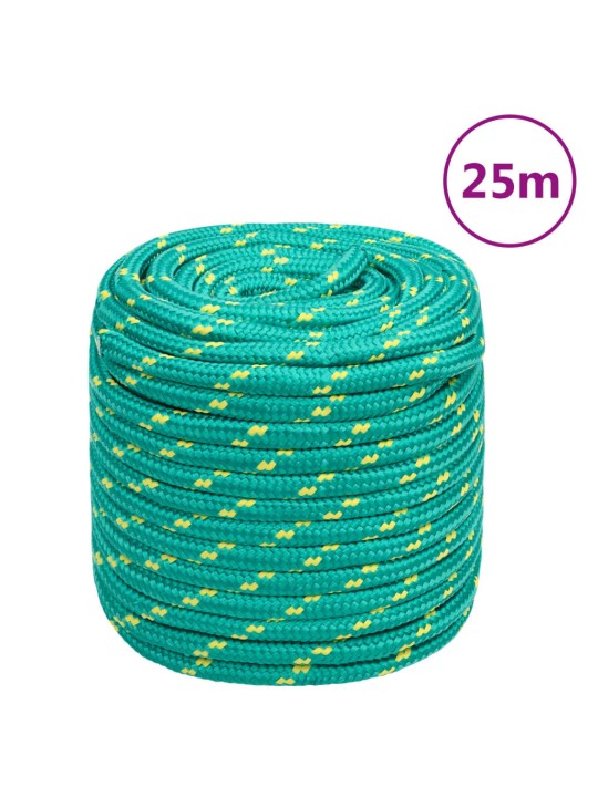Lodní lano zelené 16 mm 25 m polypropylen