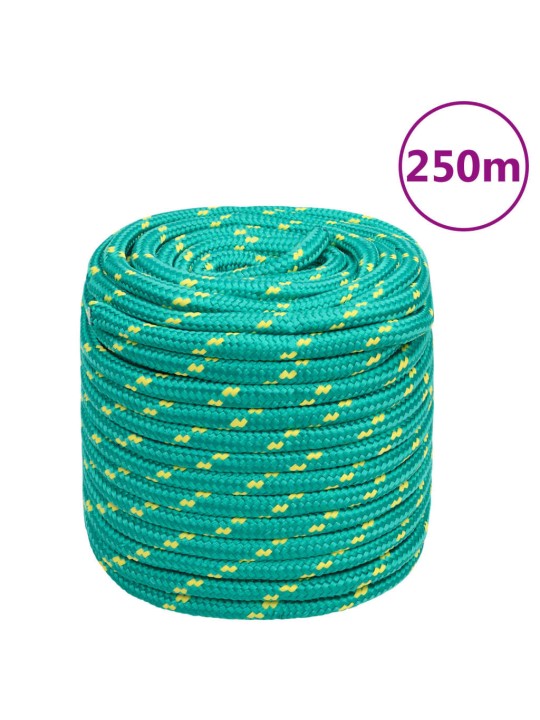 Lodní lano zelené 16 mm 250 m polypropylen