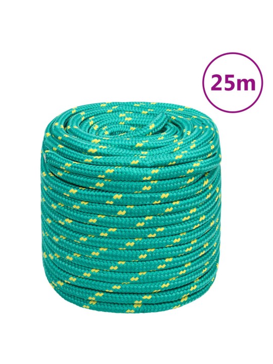 Lodní lano zelené 18 mm 25 m polypropylen