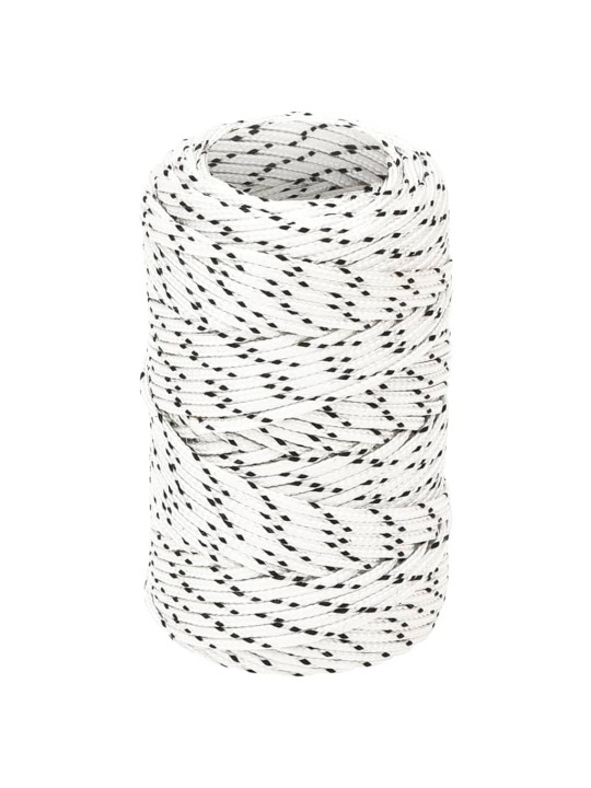 Splétané lodní lano bílé 2 mm x 25 m polyester
