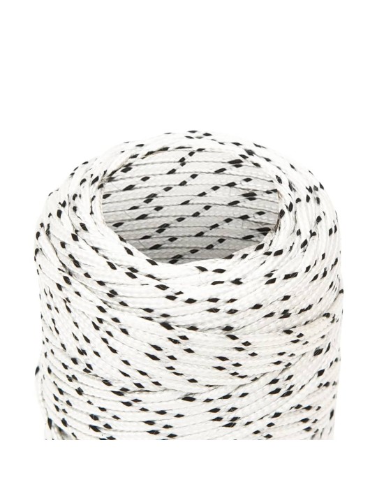 Splétané lodní lano bílé 2 mm x 25 m polyester