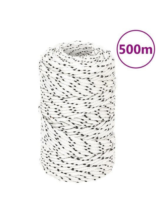 Splétané lodní lano bílé 2 mm x 500 m polyester