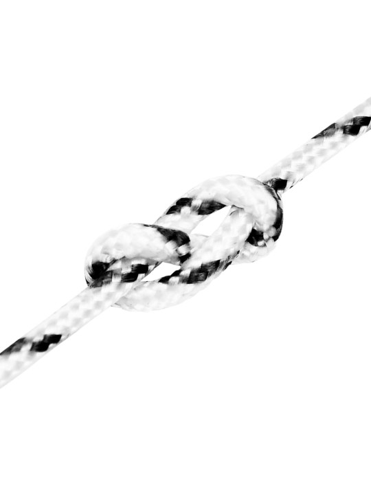 Splétané lodní lano bílé 3 mm x 50 m polyester