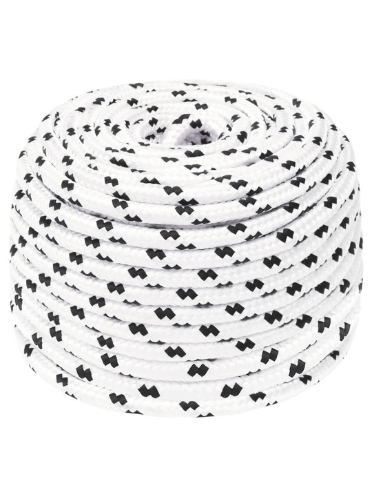 Splétané lodní lano bílé 6 mm x 100 m polyester