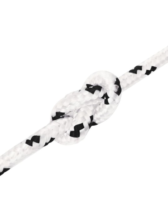 Splétané lodní lano bílé 6 mm x 100 m polyester