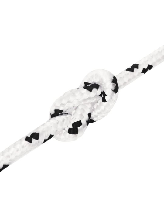 Splétané lodní lano bílé 10 mm x 25 m polyester