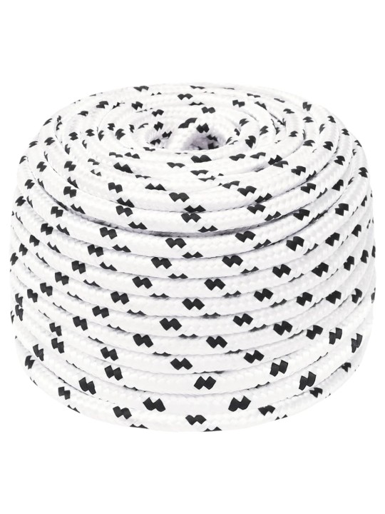 Pracovní lano bílé 10 mm 100 m polyester