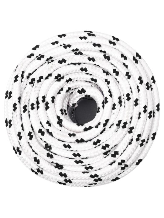Pracovní lano bílé 10 mm 100 m polyester