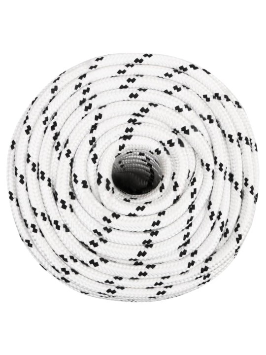 Splétané lodní lano bílé 14 mm x 25 m polyester