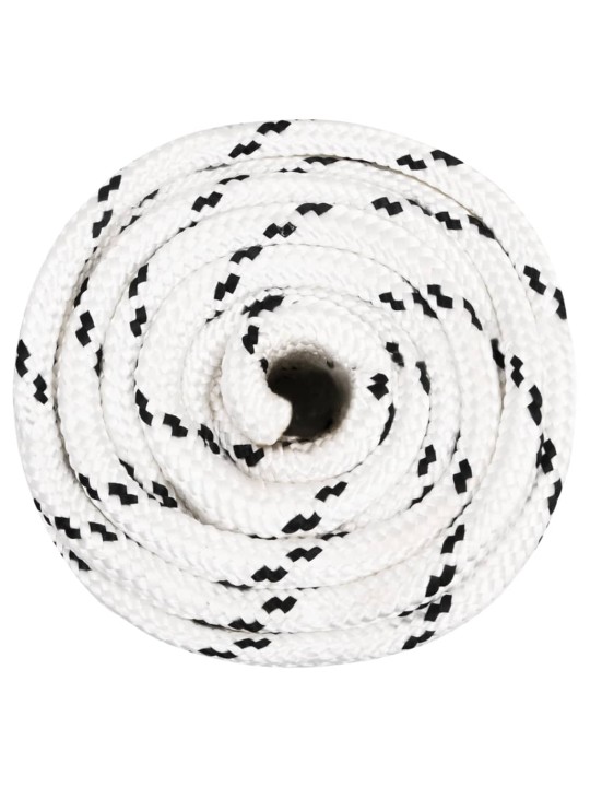 Pracovní lano bílé 18 mm 100 m polyester