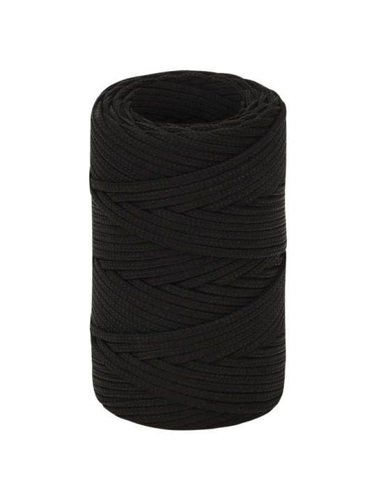 Pracovní lano černé 2 mm 50 m polyester