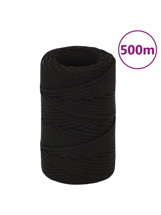 Pracovní lano černé 2 mm 500 m polypropylen