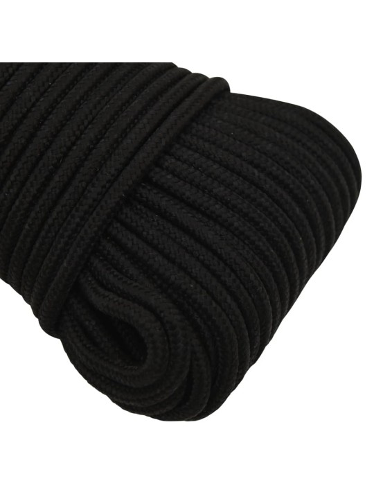 Pracovní lano černé 3 mm 25 m polyester