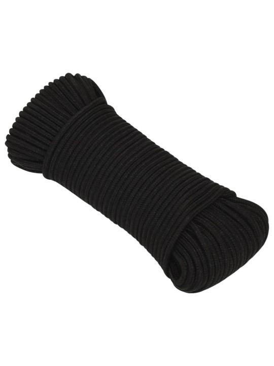 Pracovní lano černé 4 mm 250 m polypropylen