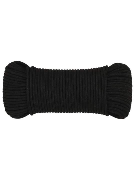 Pracovní lano černé 5 mm 250 m polypropylen