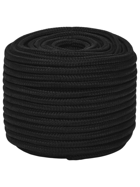 Pracovní lano černé 14 mm 50 m polyester