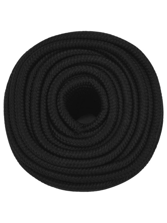 Pracovní lano černé 14 mm 100 m polyester
