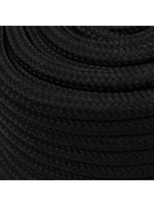 Pracovní lano černé 16 mm 100 m polyester