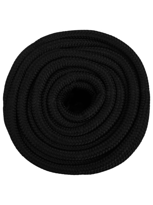 Pracovní lano černé 18 mm 100 m polyester