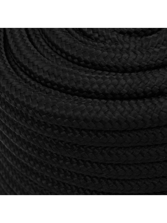 Pracovní lano černé 18 mm 100 m polyester