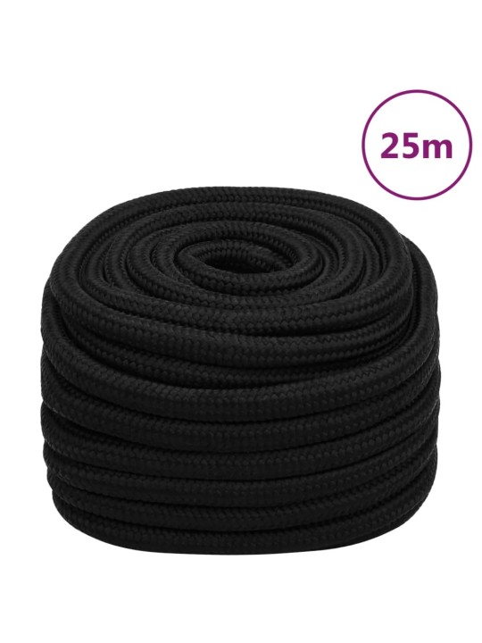 Pracovní lano černé 20 mm 25 m polyester