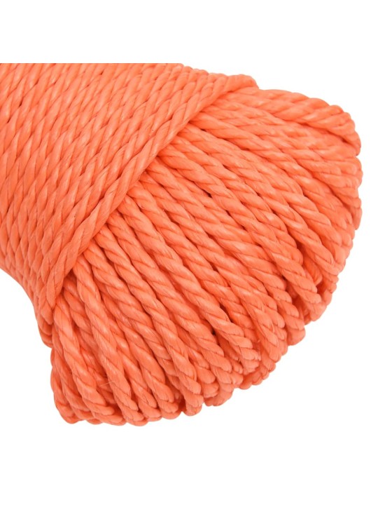 Pracovní lano oranžové 3 mm 100 m polypropylen