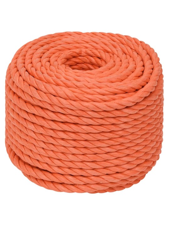 Pracovní lano oranžové 10 mm 50 m polypropylen