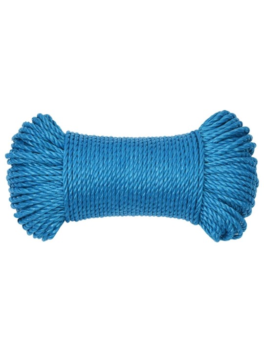 Pracovní lano modré 3 mm 50 m polypropylen