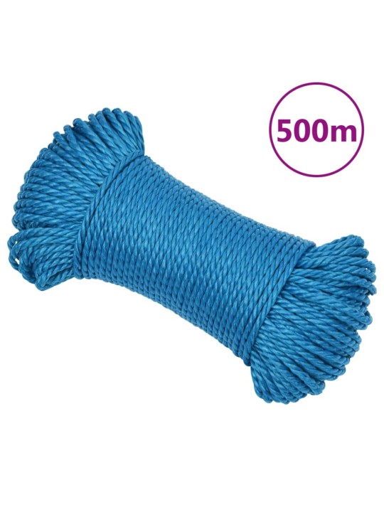 Pracovní lano modré 3 mm 500 m polypropylen