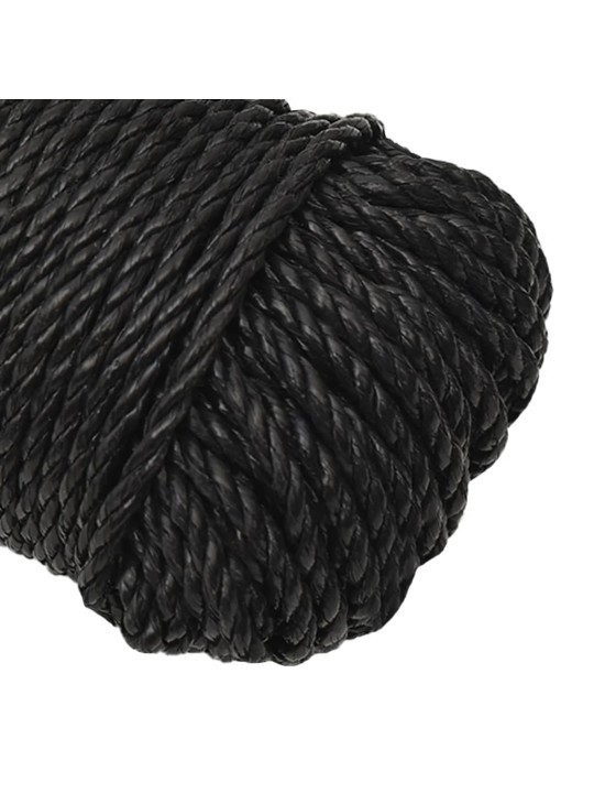 Pracovní lano černé 3 mm 25 m polypropylen