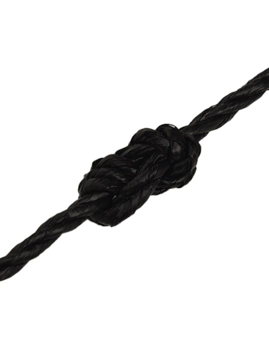 Pracovní lano černé 6 mm 250 m polypropylen