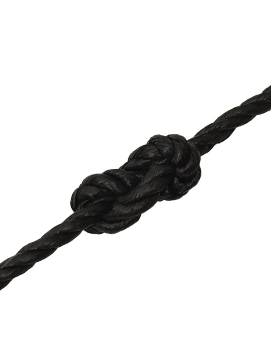 Pracovní lano černé 10 mm 50 m polypropylen