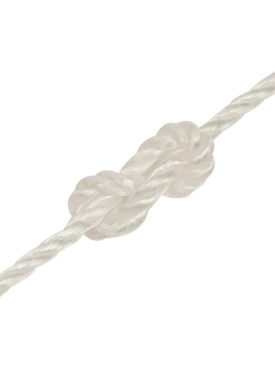 Pracovní lano bílá 8 mm 50 m polypropylen