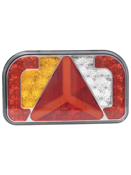 Světla na přívěs 2 ks červená 24 x 5 x 14,5 cm 12V LED žárovky
