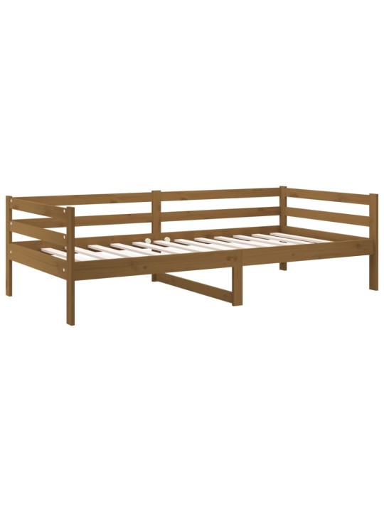 Válenda medově hnědá 90 x 190 cm masivní borové dřevo