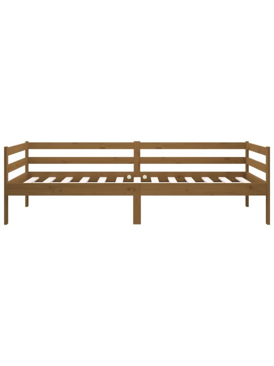 Válenda medově hnědá 90 x 190 cm masivní borové dřevo