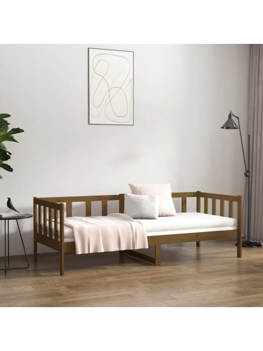 Válenda medově hnědá 80 x 200 cm masivní borové dřevo
