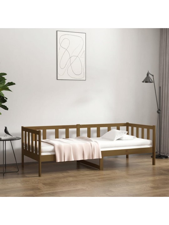 Válenda medově hnědá 80 x 200 cm masivní borové dřevo