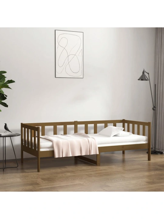 Válenda medově hnědá 80 x 200 cm masivní borové dřevo