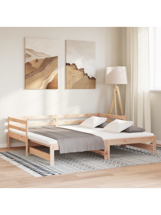 Výsuvné denní lůžko bez matrace 80x200 cm