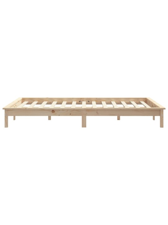 Rám postele 180 x 200 cm Super King Size masivní borovice