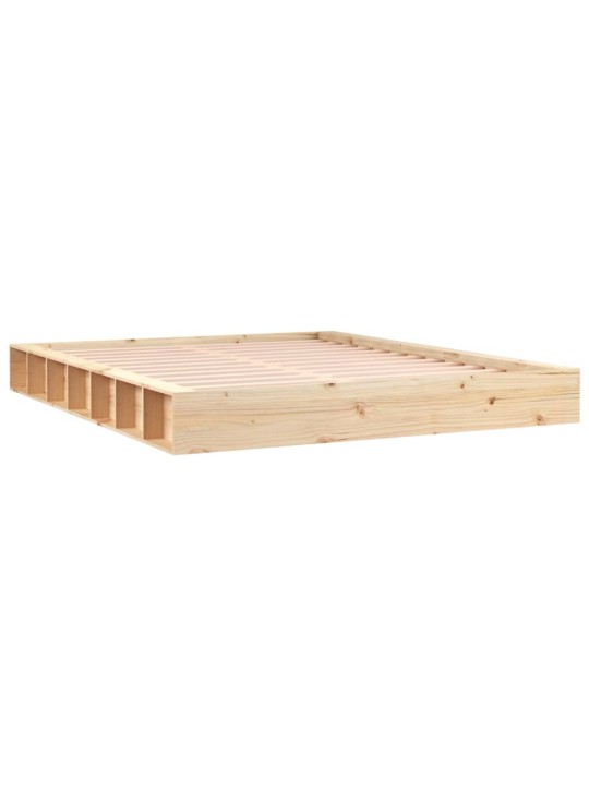 Rám postele 150 x 200 cm King Size masivní dřevo