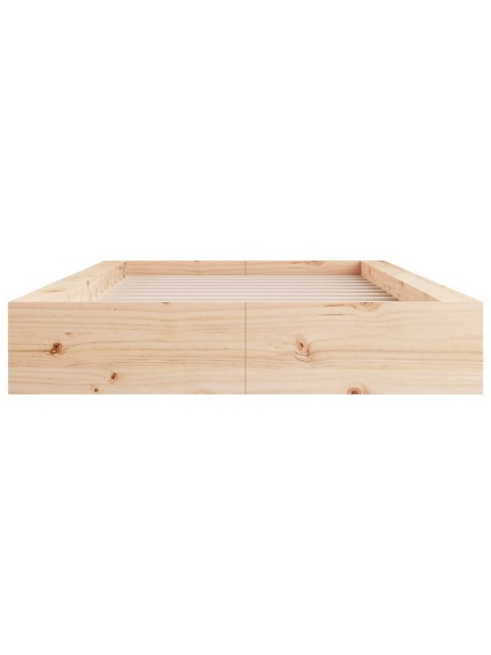 Rám postele 100 x 200 cm masivní dřevo