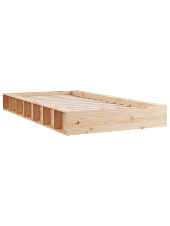 Rám postele 90 x 190 cm Single masivní dřevo