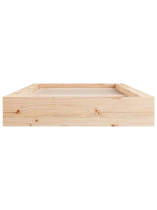 Rám postele 90 x 190 cm Single masivní dřevo